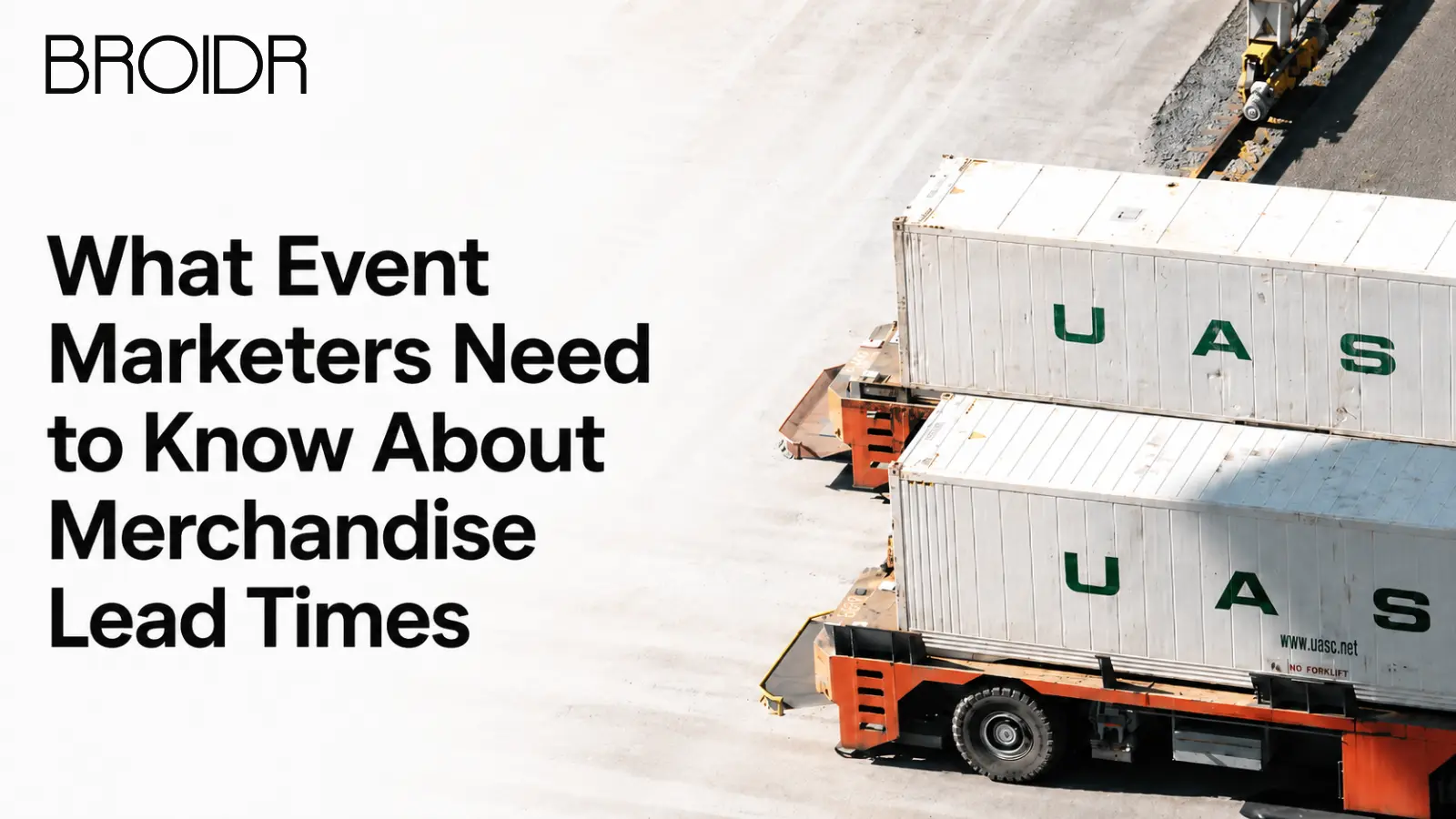 What Event Marketers Need to Know About Merchandise Lead Times