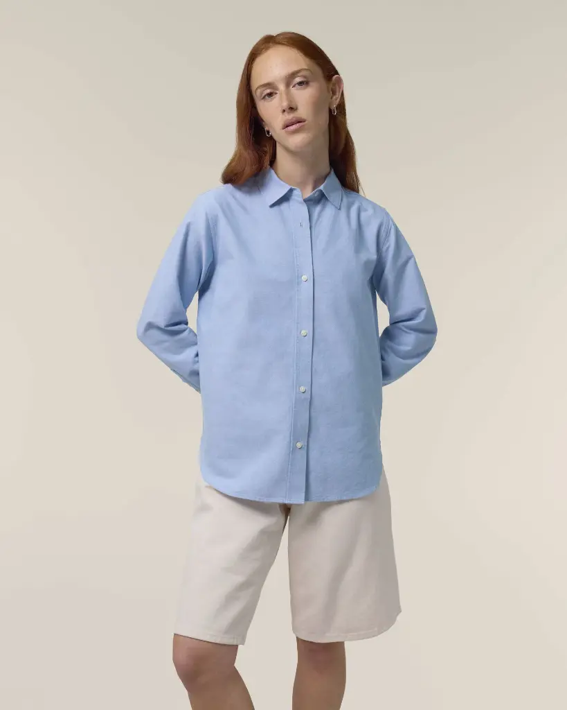 Stella Oxford Shirt_Blue Oxford_Studio_Front_Main_5.webp