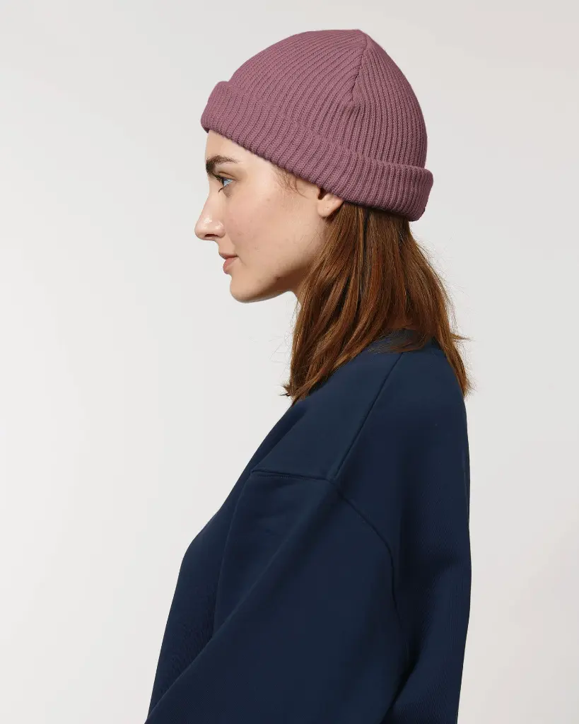 Fisherman Beanie_Hibiscus Rose_Studio_Front_Detail_5.webp