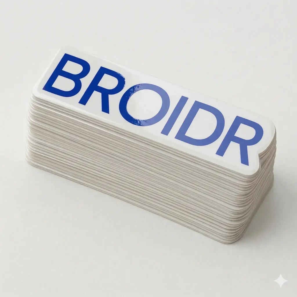 Die Cut Stickers Medium (75*75mm) by BROIDR