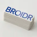 Die Cut Stickers Large (100*100mm) by BROIDR